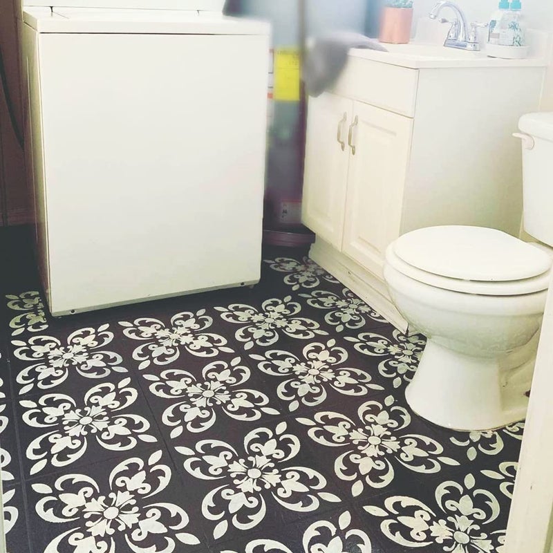 OBUY Stencils Set (12x12 Inch) Laser Cut Painting Stencil Wall Tile Fabric Cloth Wood Stencils -Reusable Template(Pack of 3) (PH-1) - Image 4